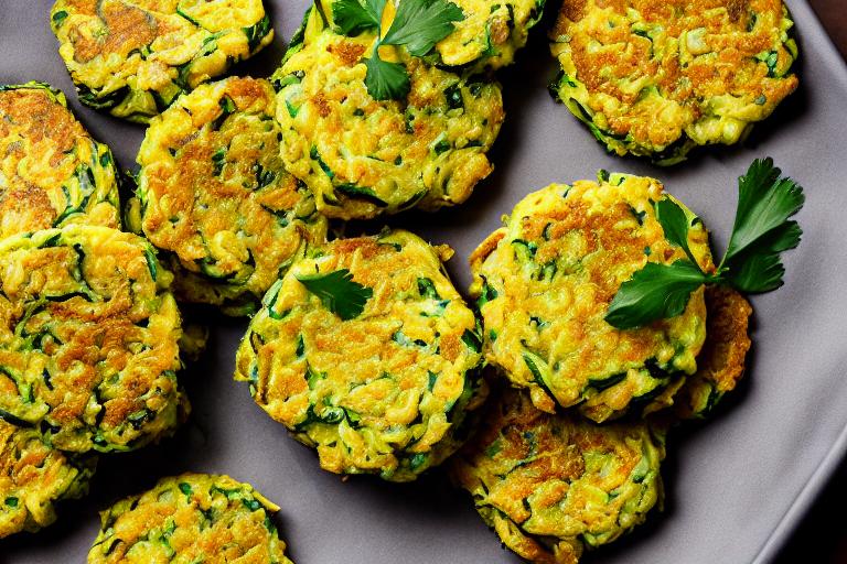 Four-Ingredient Keto Zucchini Fritters