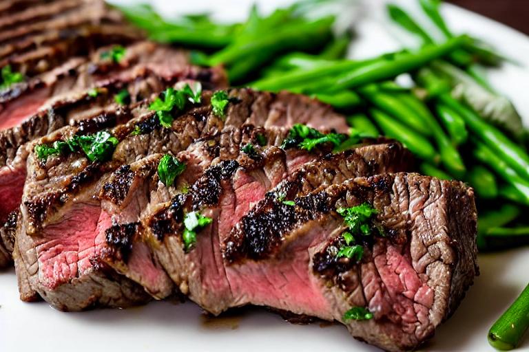 Keto Steak with Garlic Herb Butter