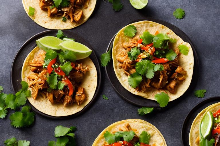 Korean BBQ Jackfruit Tacos
