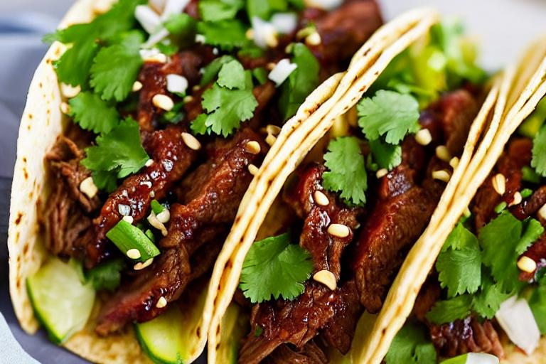 Korean-Style BBQ Beef Tacos
