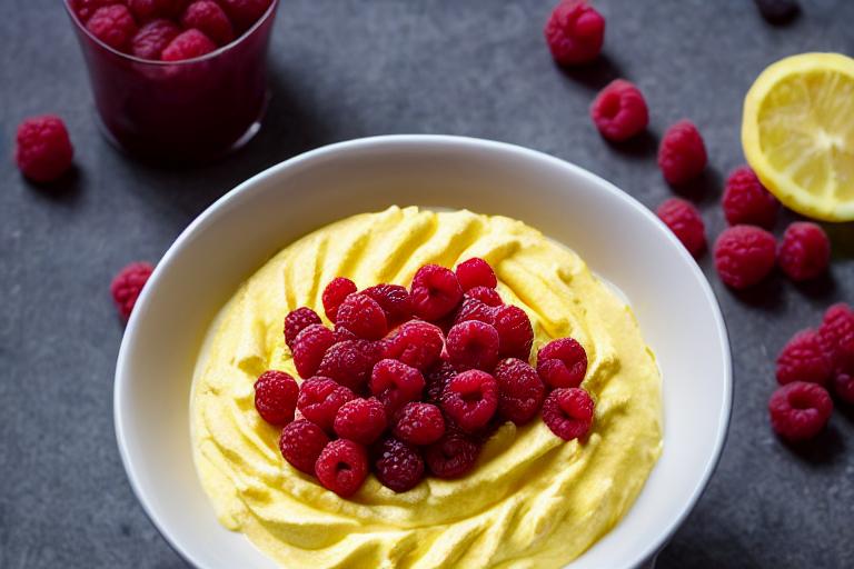 Lemon Raspberry Trifle