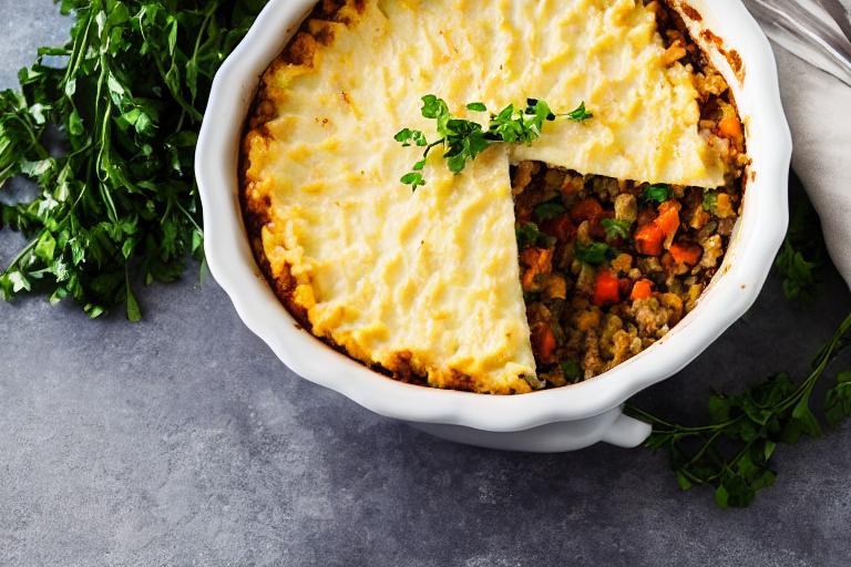 Loaded Shepherd's Pie with Cheesy Mashed Potatoes