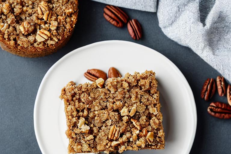 Maple Pecan Coffee Cake Bars