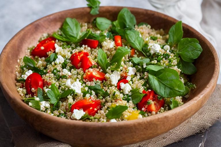 Mediterranean Quinoa Salad Bowl