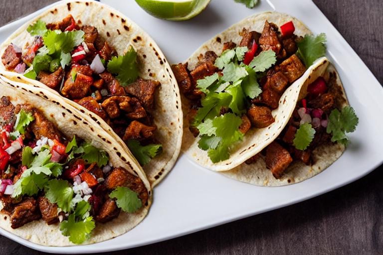Mexican Beef Tacos Al Pastor