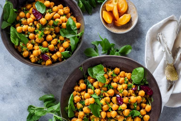 Moroccan Chickpea & Apricot Salad
