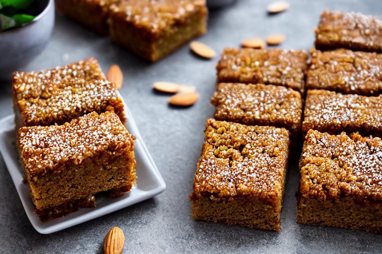 Moroccan Spice Almond Cake Bars