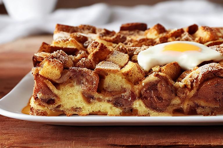 Overnight Cinnamon Roll French Toast Casserole