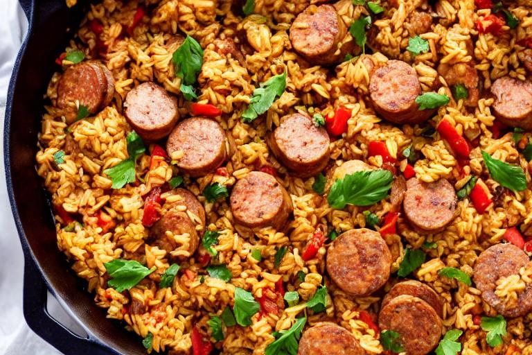 Pan-Seared Chicken & Sausage Jambalaya