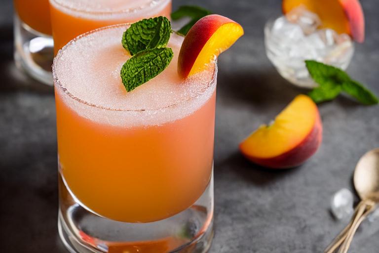 Peach Bellini Mocktail