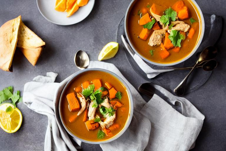 Peri-Peri Chicken Soup with Sweet Potatoes