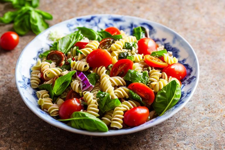 Quick Mediterranean Pasta Salad