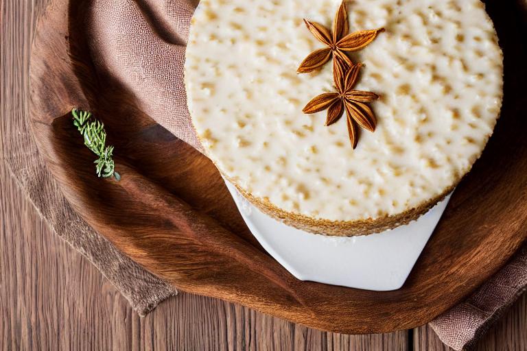 Rice Pudding Cake with Cardamom