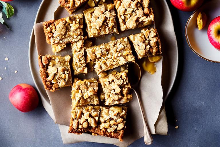 Salted Toffee Apple Pie Bars