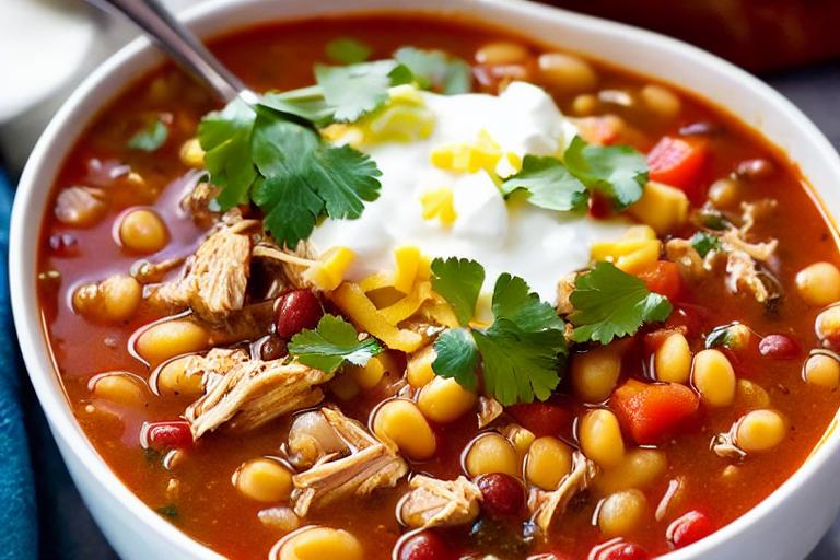Slow Cooker Chicken Taco Soup