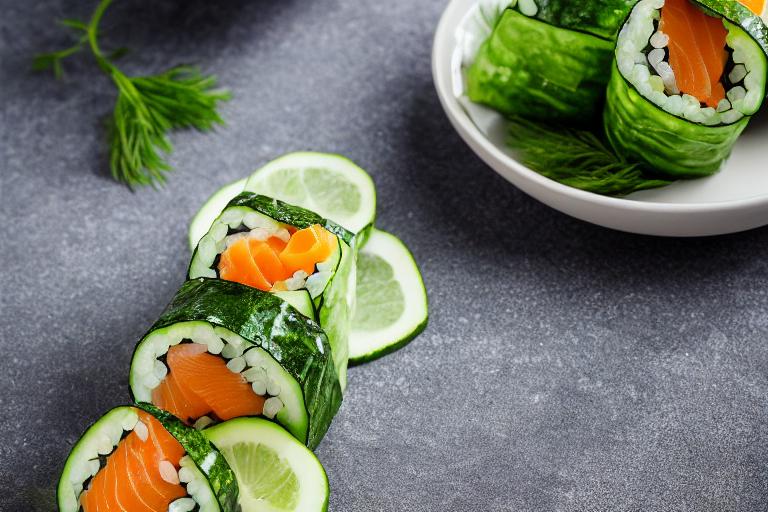 Smoked Salmon Cucumber Rolls