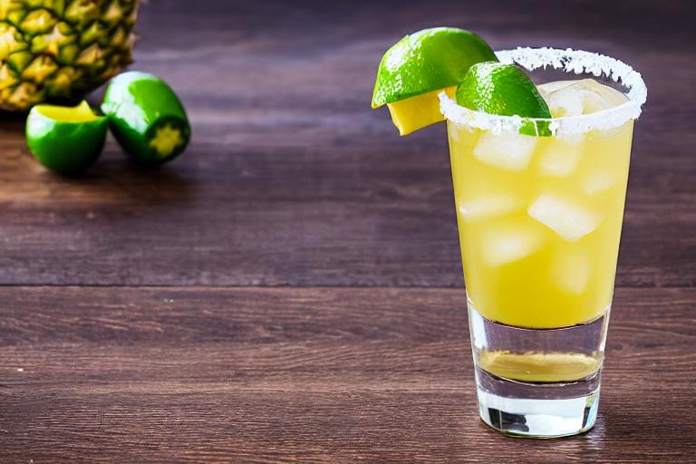 Spicy Pineapple & Jalapeño Margarita