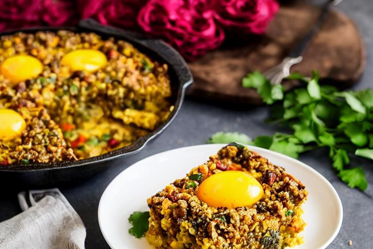 Spicy South African Bobotie Casserole
