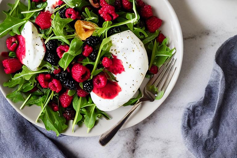 Summer Berry & Burrata Salad