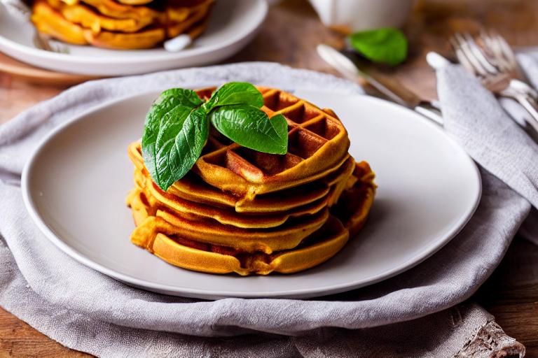 Sweet Potato Breakfast Waffles