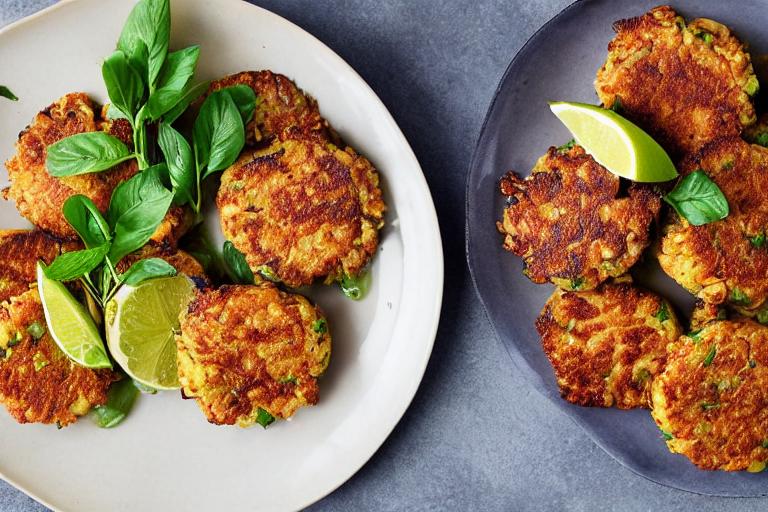 Thai Green Curry Shrimp Cakes