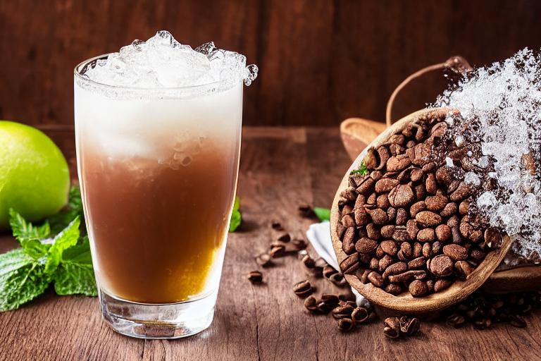 Turkish Coffee Granita Spritzer