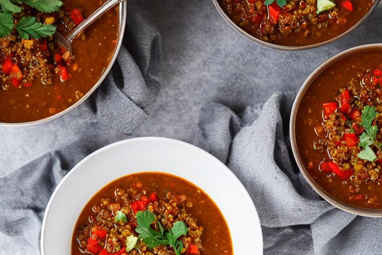 Turkish Spiced Lentil & Quinoa Soup