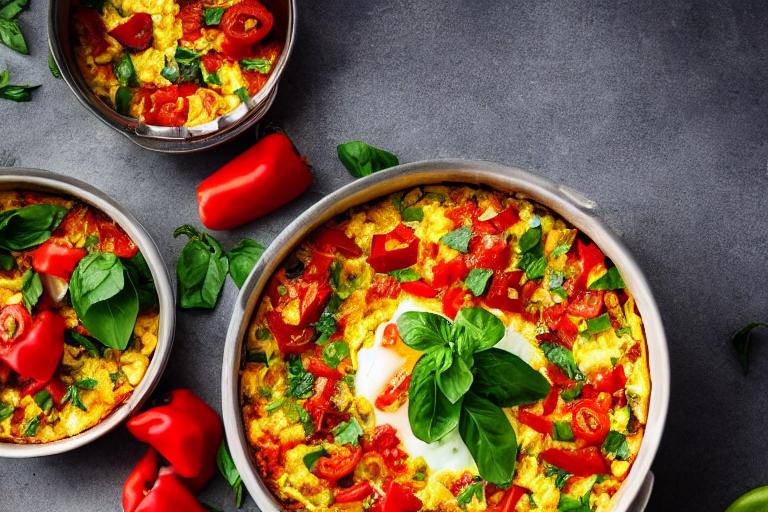 Turkish-Style Menemen Frittata Cups