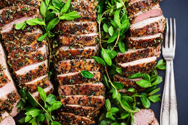 Tuscan Herb-Crusted Pork Tenderloin