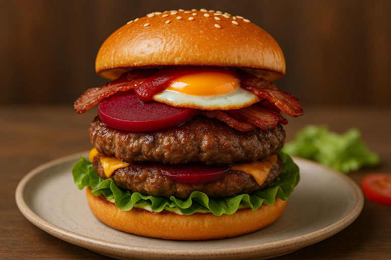 The Ultimate Aussie Beetroot Beef Burger